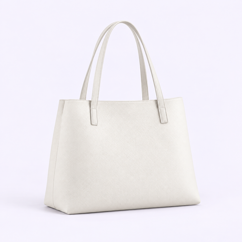 MUSEBAG Campus Shoulder Tote with a custom daisy pattern